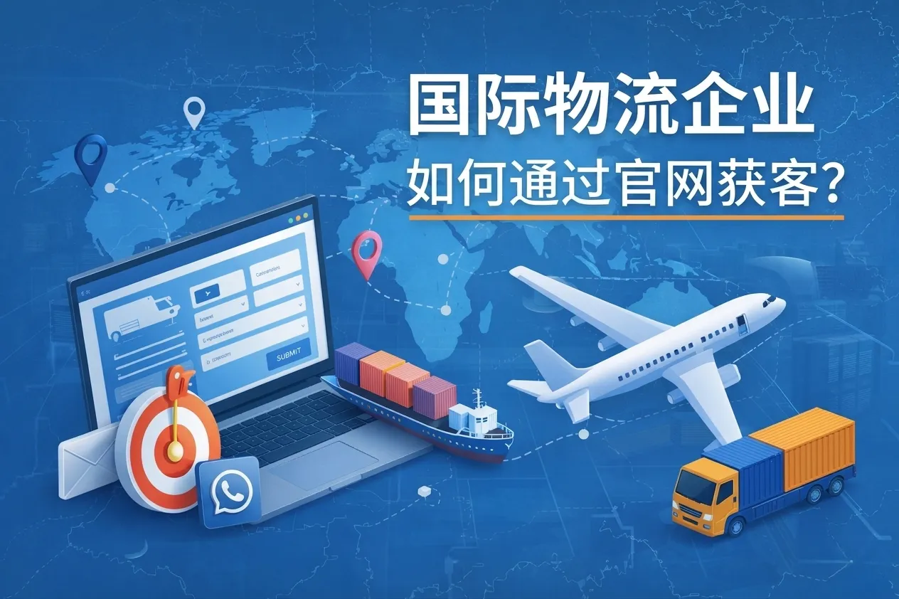 国际物流企业官网获客方案