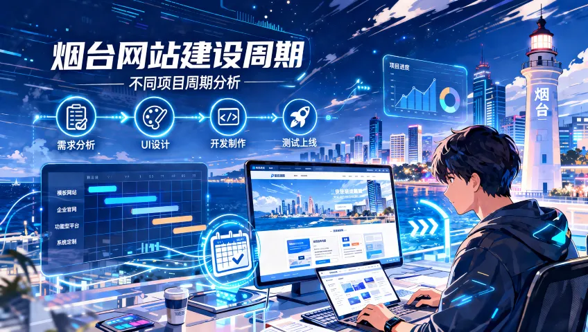 烟台网站建设一般需要多久？不同项目周期分析