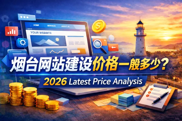 烟台牟平企业做网站一般多少钱？2026 年真实报价参考